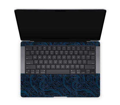 MacBook Pro 14" (2024, M4) skin, Eternal Blue, inside skin