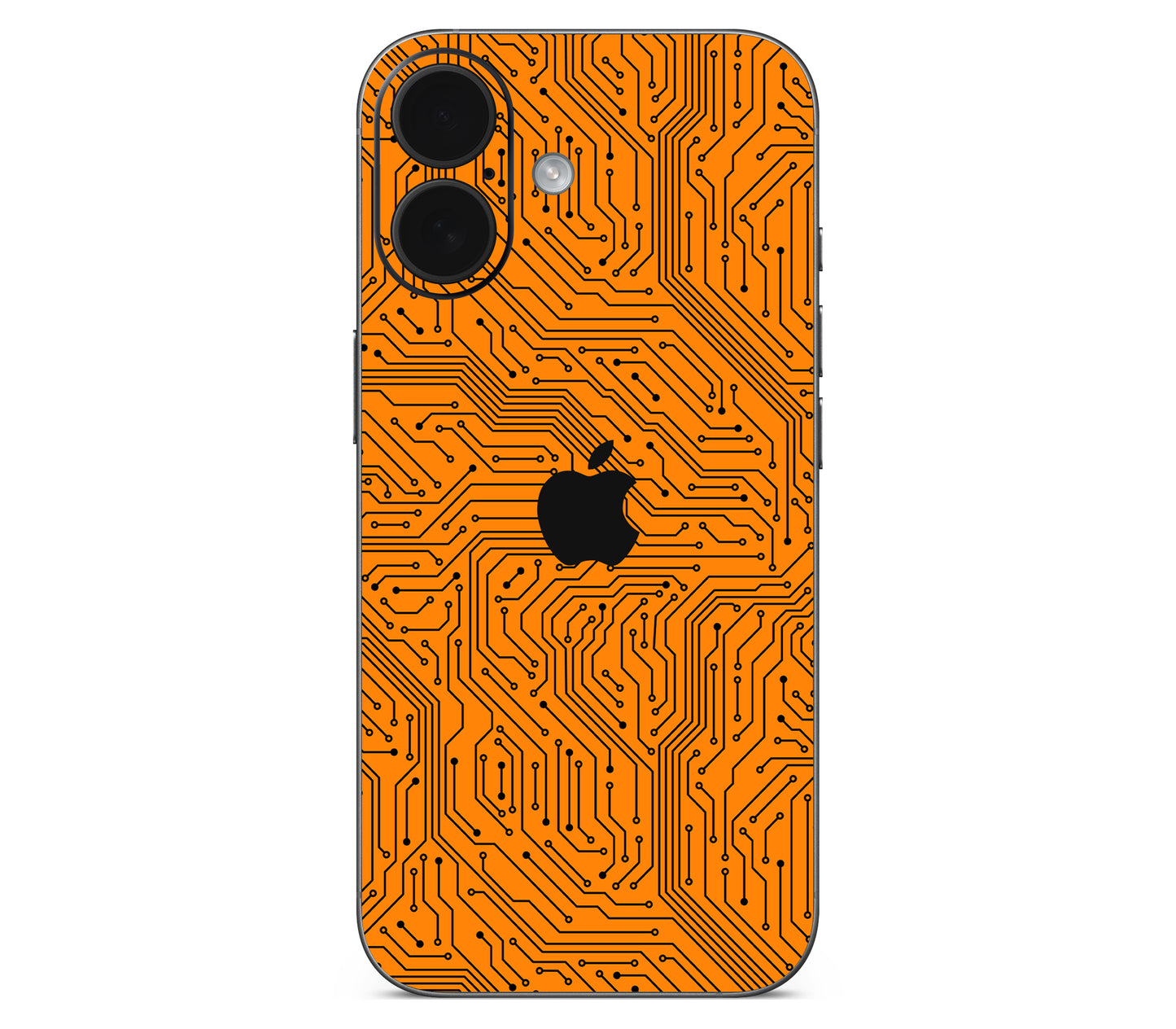 iPhone 17 skin, Pulse Grid, back skin with logo cutout