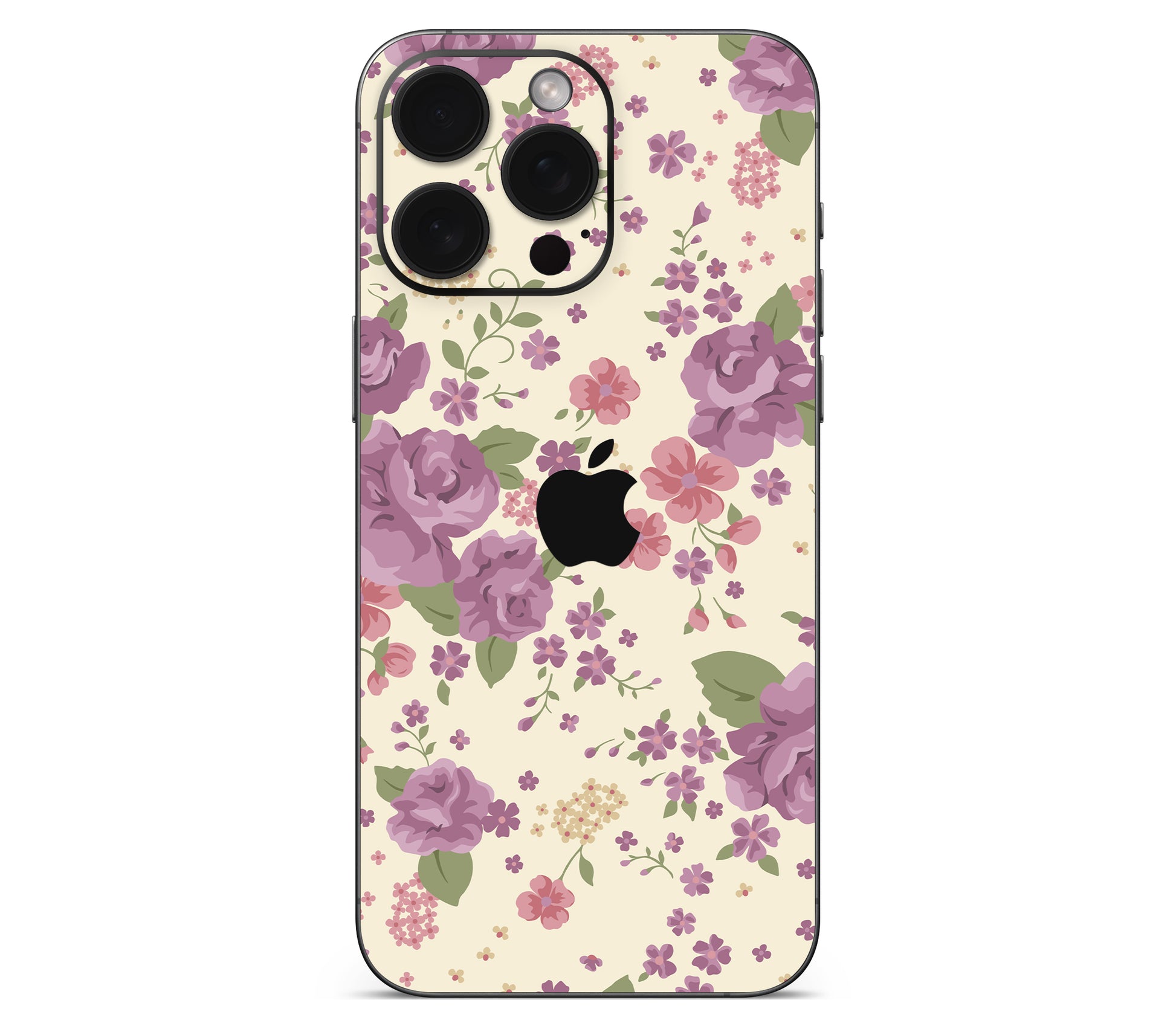 iPhone 15 Pro Max skin, Lilac, back skin with logo cutout