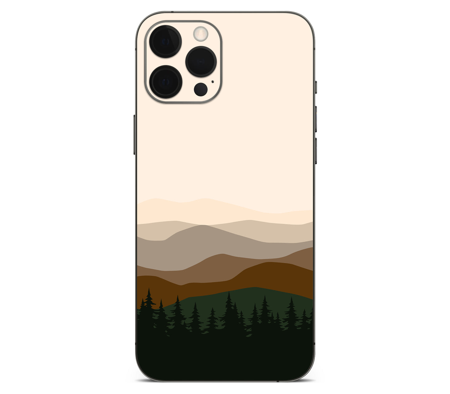 iPhone 12 Pro skin, Sierra Dusk, back skin without logo cutout