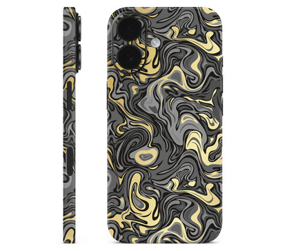 iPhone 16 Plus skin, Damnation, full wrap without logo cutout