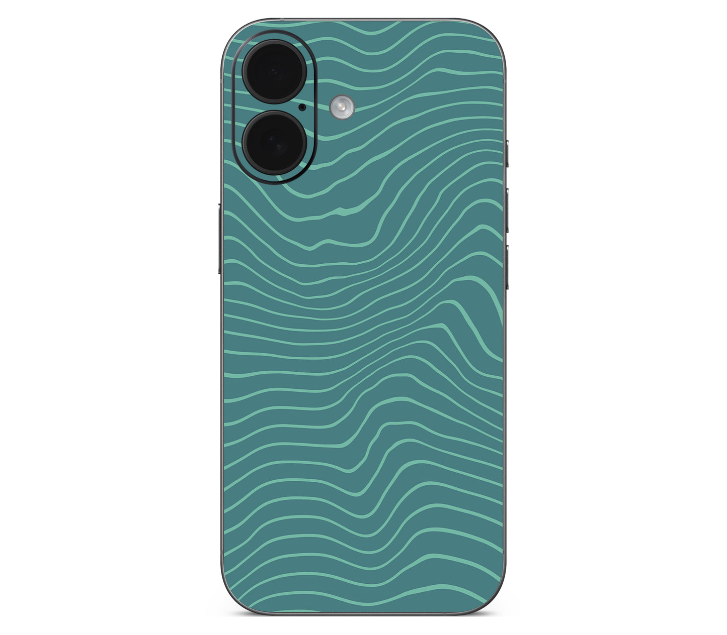 iPhone 17 skin, Tide, back skin without logo cutout