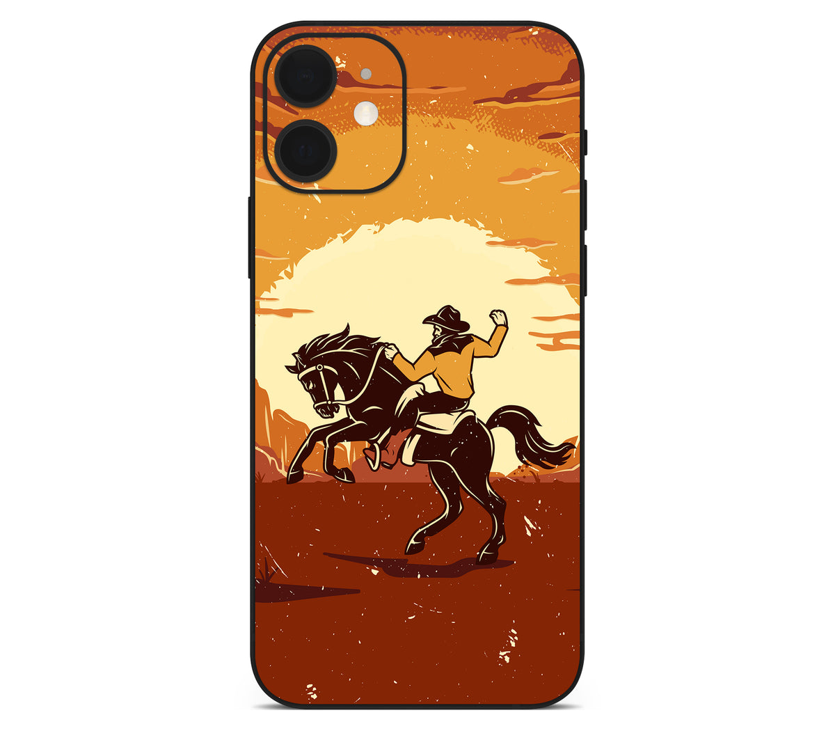 iPhone 12 skin, Cowboy, back skin