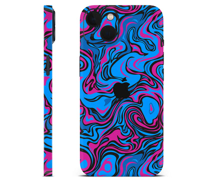 iPhone 13 Mini skin, Brain Drain, full wrap with logo cutout