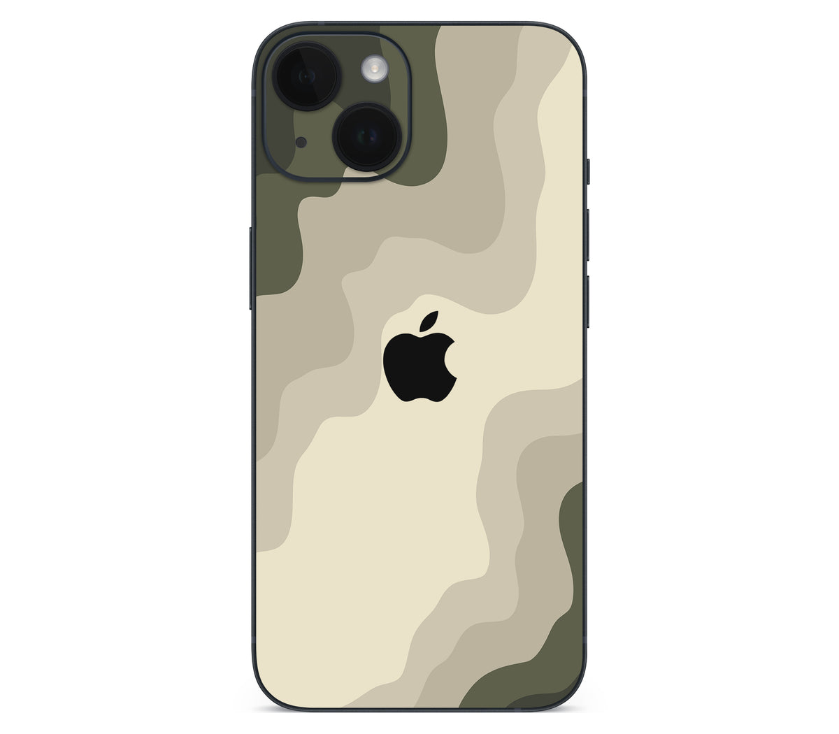 iPhone 14 Plus skin, Drift (Mirage), back skin with logo cutout