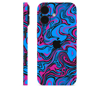 iPhone 17 skin, Brain Drain, full wrap with logo cutout