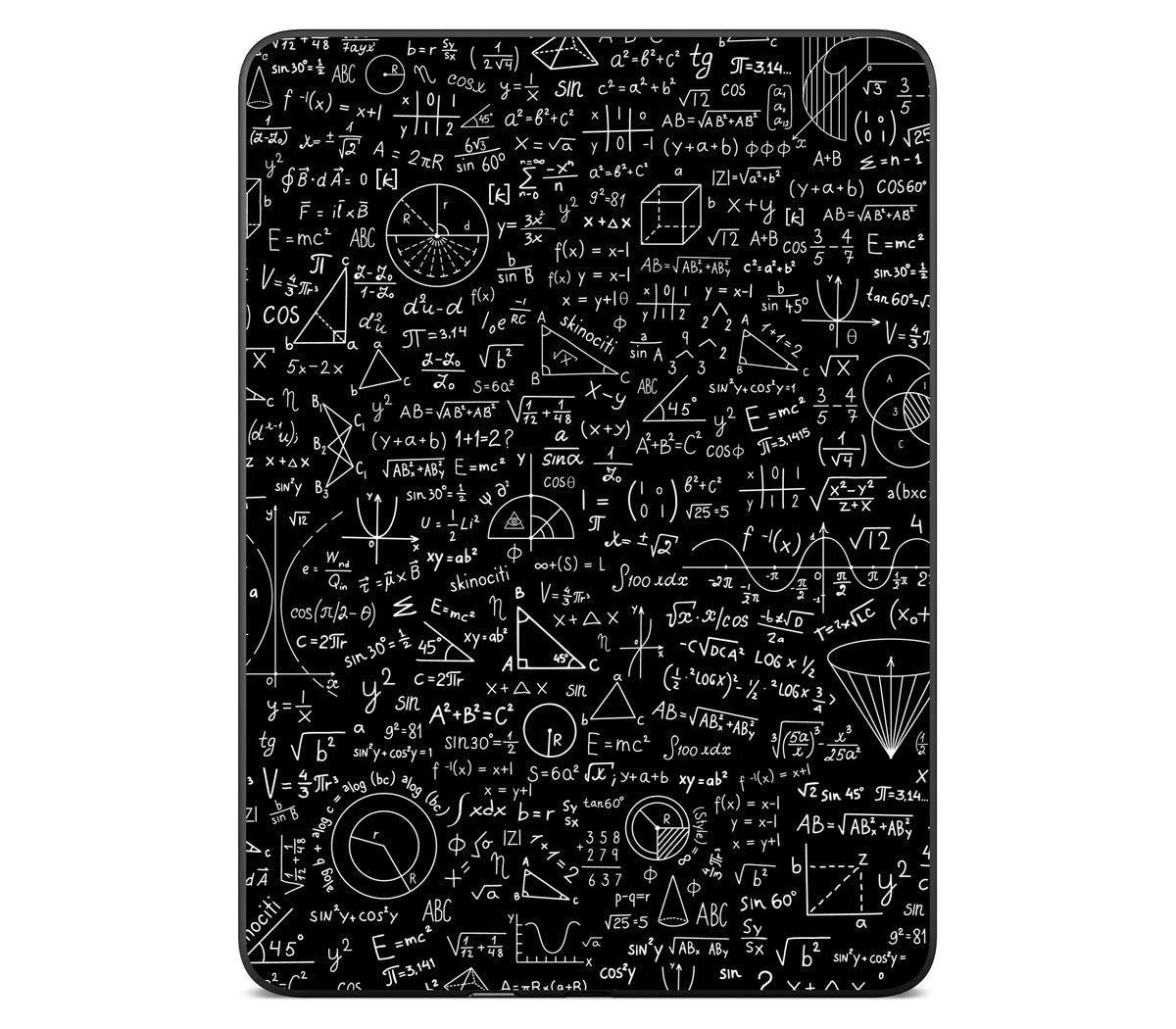Kindle Paperwhite (Gen 12) skin, Math Madness, back skin