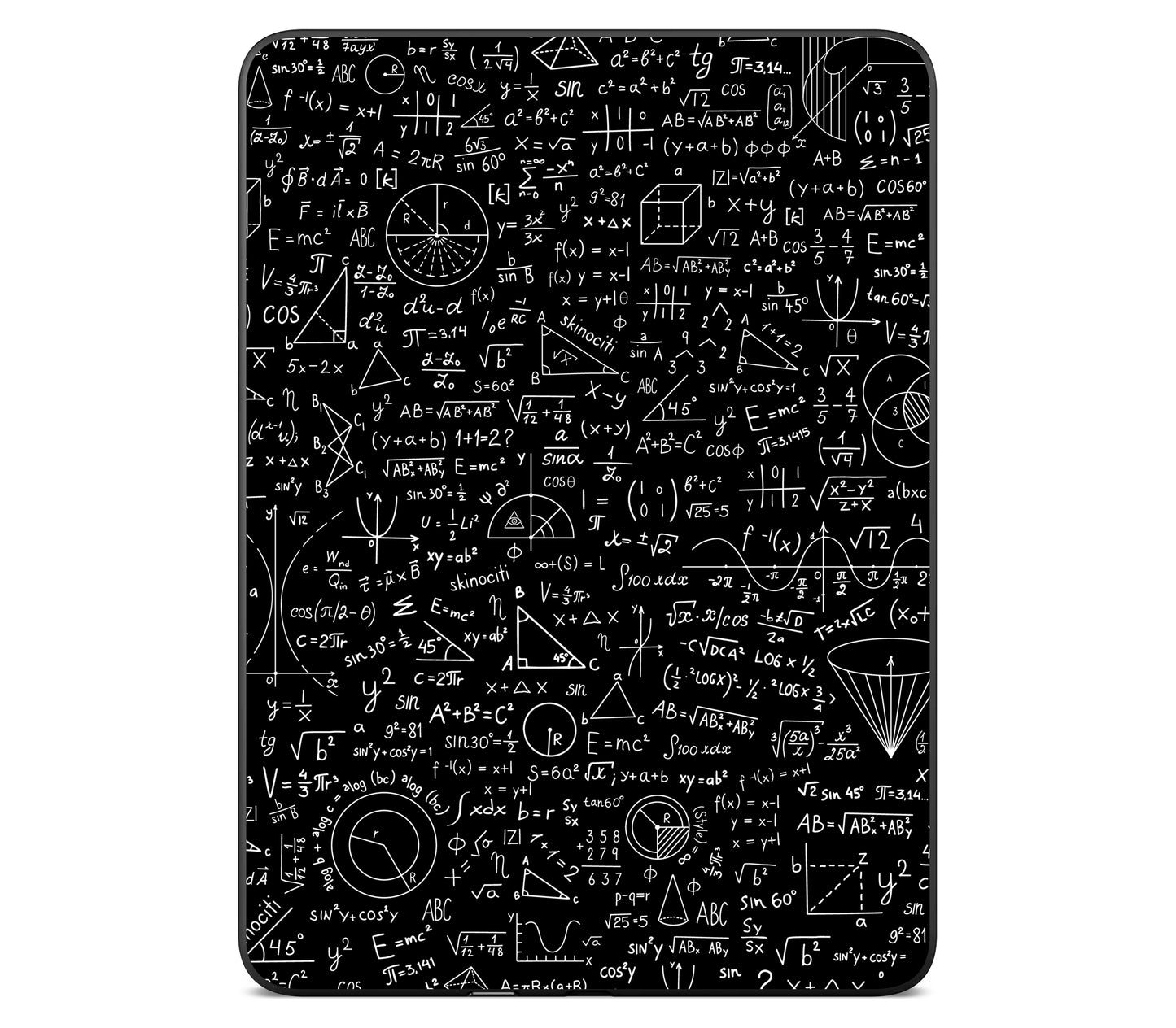 Kindle Paperwhite (Gen 12) skin, Math Madness, back skin