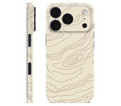 iPhone 17 Pro Max skin, Dune, full wrap without logo cutout