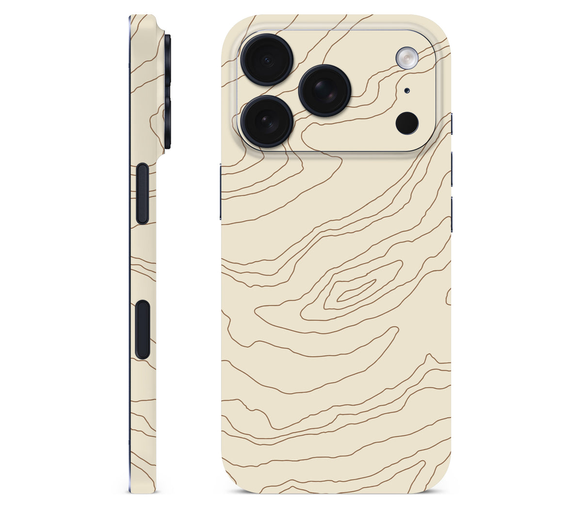 iPhone 18 Pro skin, Dune, full wrap without logo cutout