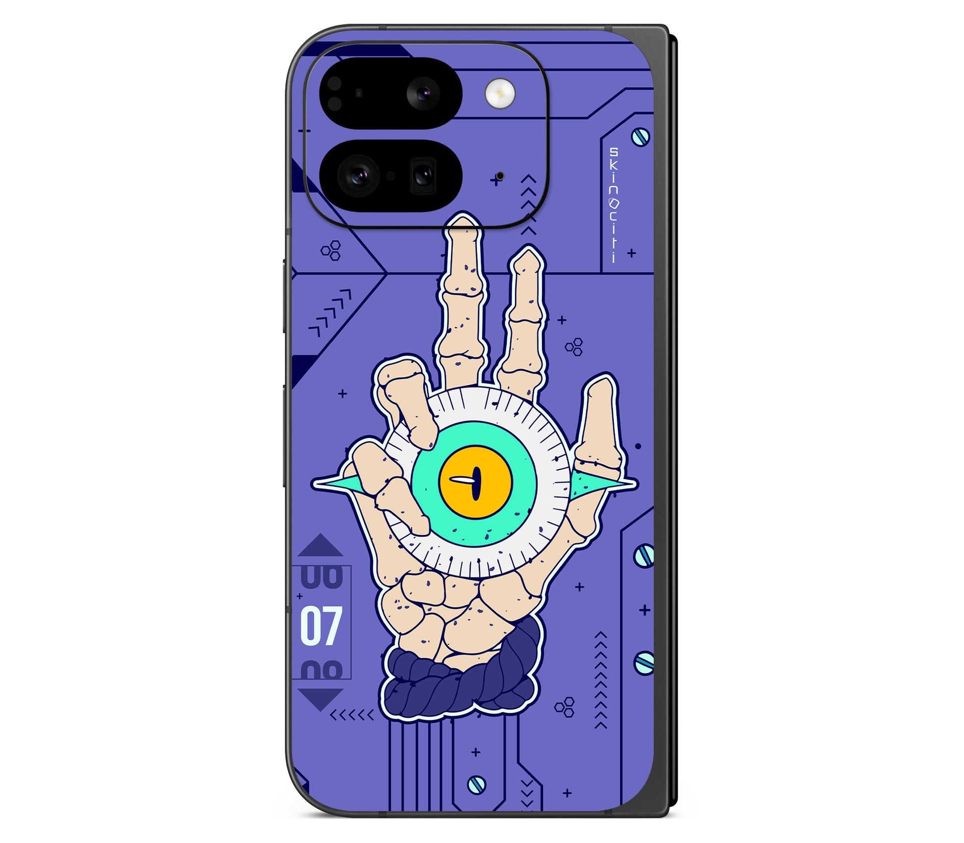 Google Pixel 11 Pro Fold skin, Hypnotic, back skin