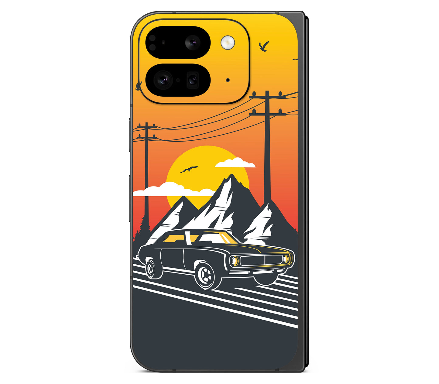 Google Pixel 11 Pro Fold skin, Last Ride, back skin