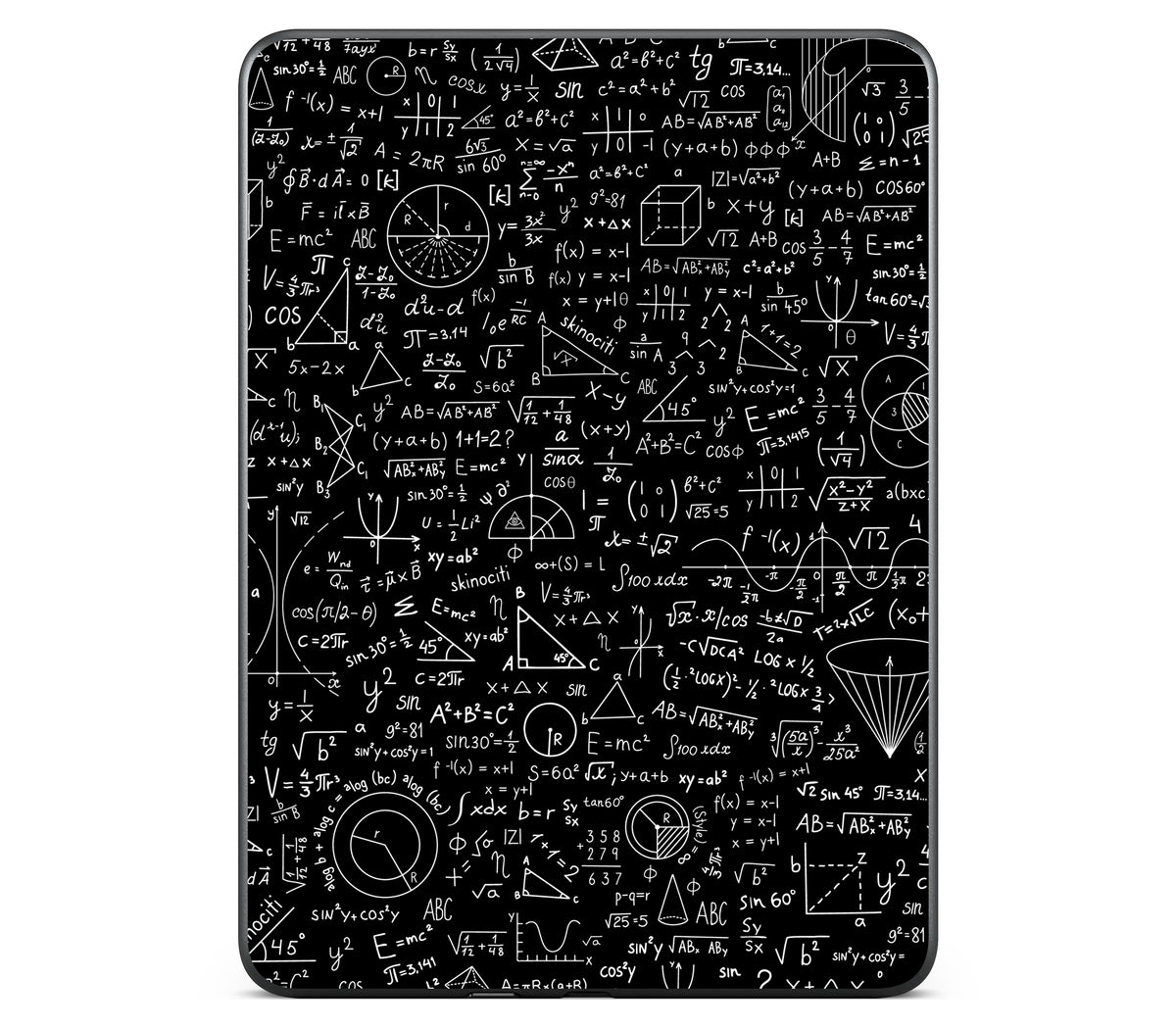 Kindle Colorsoft 2024 skin, Math Madness, back skin