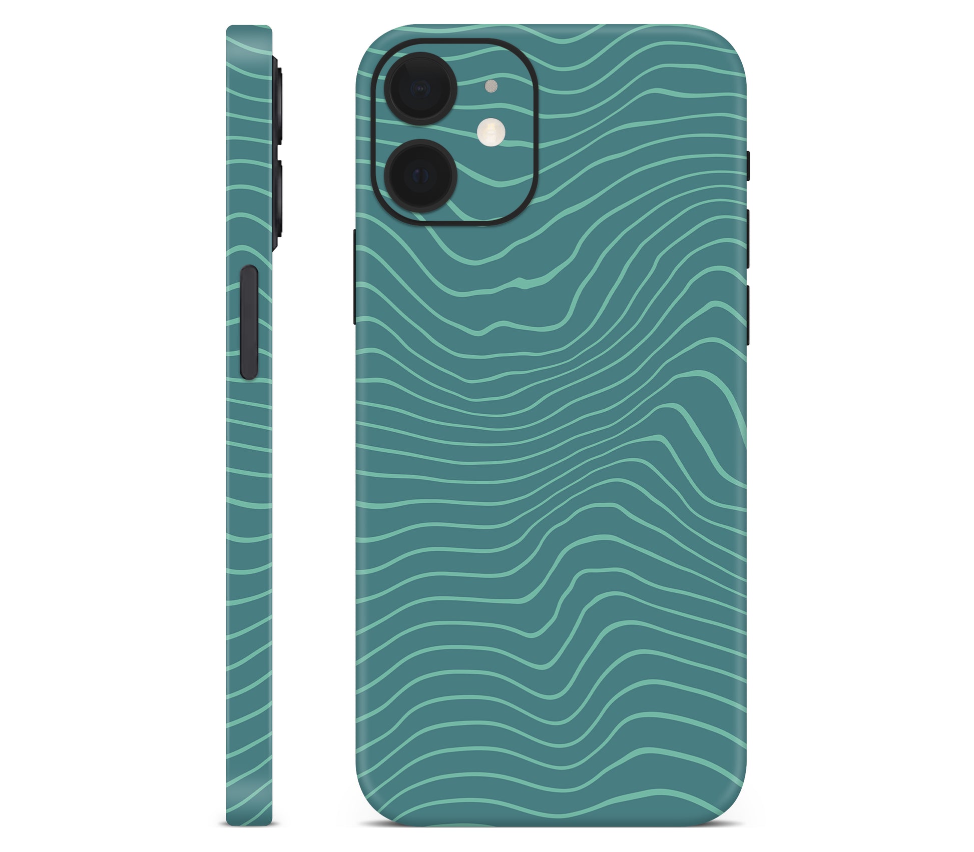 iPhone 12 skin, Tide, full wrap without logo cutout