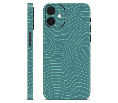 iPhone 12 Mini skin, Tide, full wrap without logo cutout