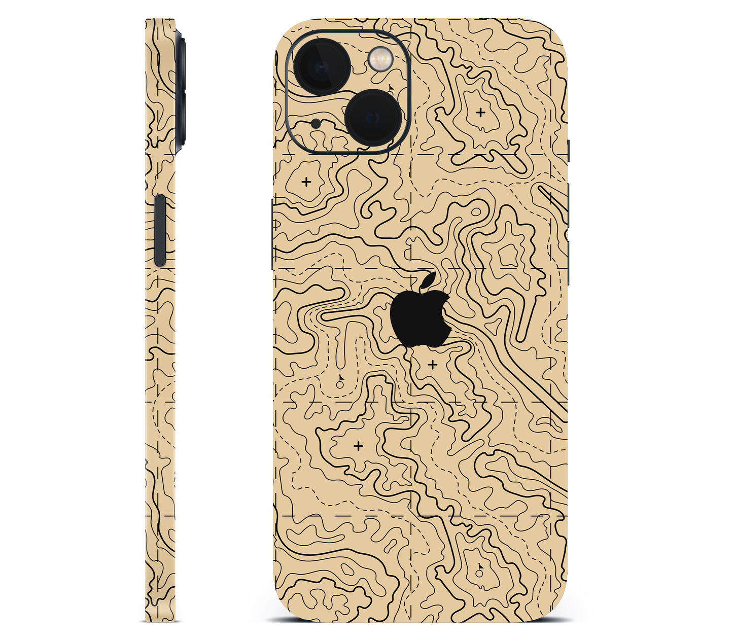 iPhone 13 skin, Lockdown (Sandline), full wrap with logo cutout