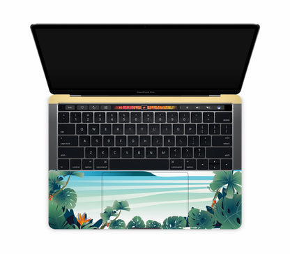 MacBook Pro 13" (2016-2019) Touch Bar skin, Sizzle Bay, inside skin