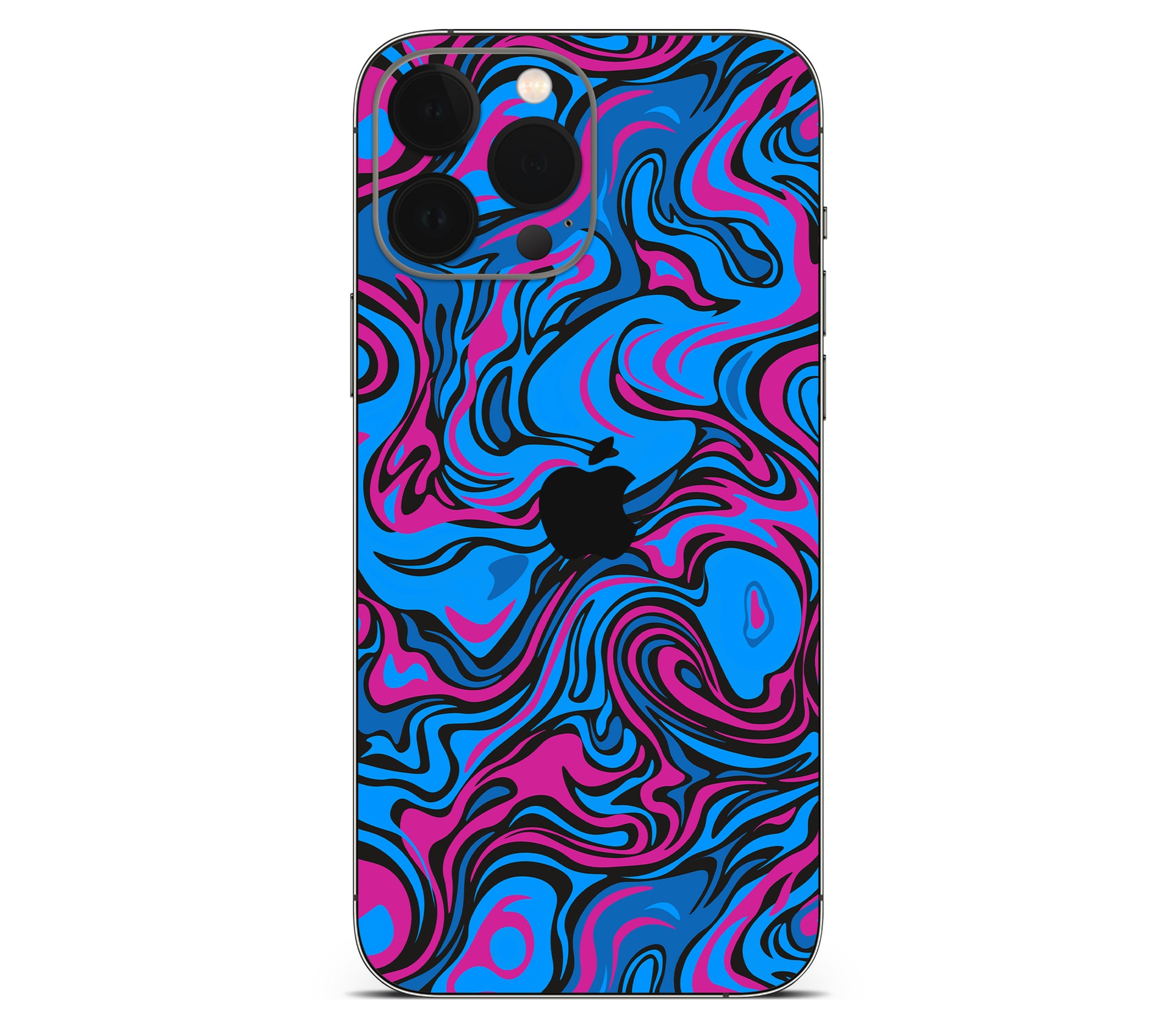 iPhone 13 Pro skin, Brain Drain, back skin with logo cutout