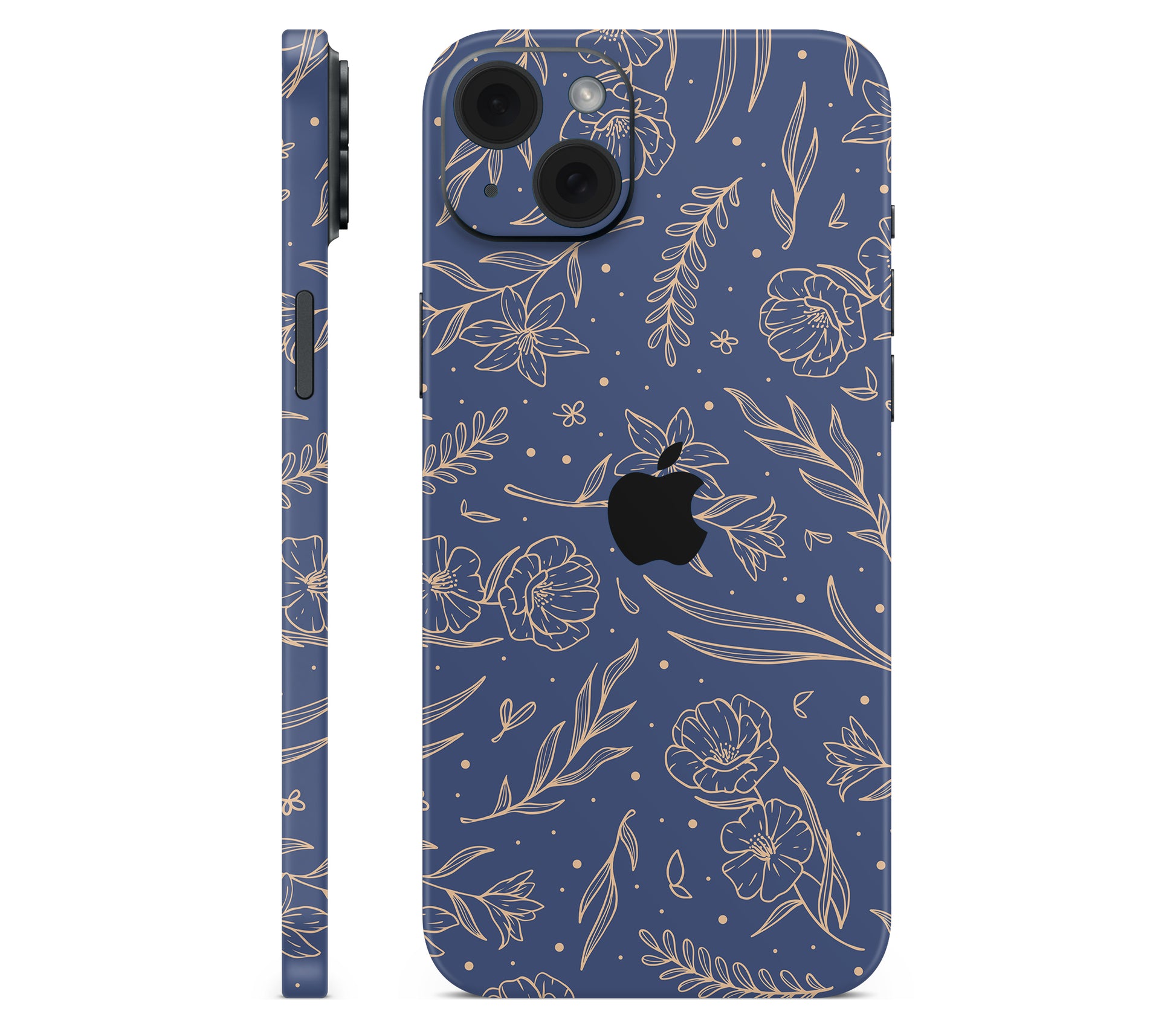 iPhone 15 Plus skin, Twilight, full wrap with logo cutout