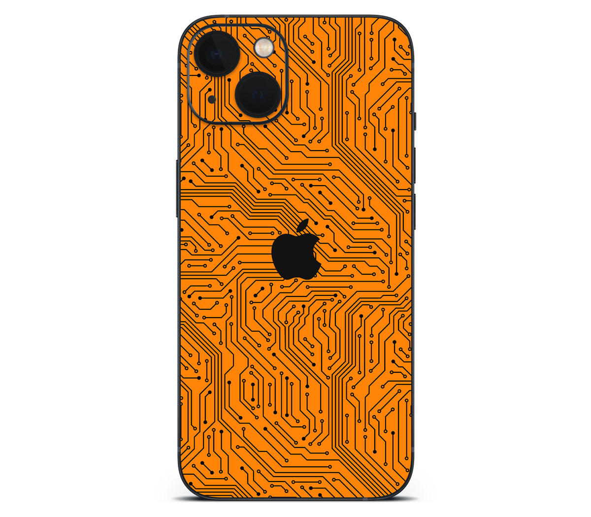 iPhone 13 Mini skin, Pulse Grid, back skin with logo cutout