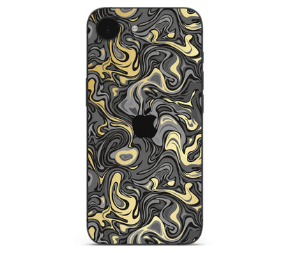 iPhone 16e skin, Damnation, back skin with logo cutout