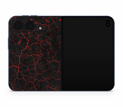 iPhone Duo skin, Hellcrack, back skin without logo cutout