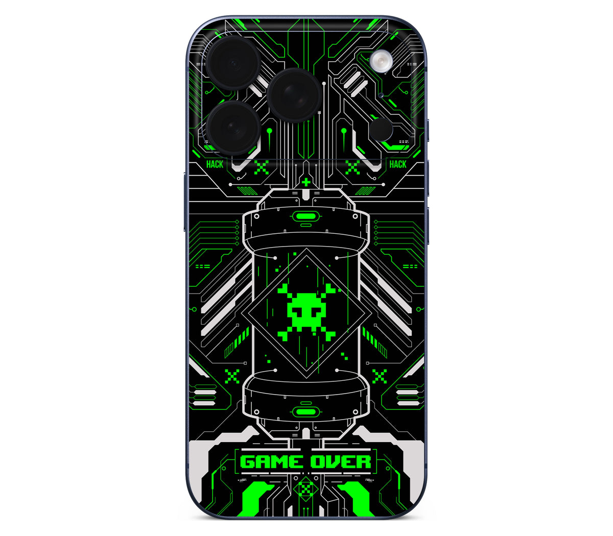 iPhone 18 Pro skin, Fatal Error (Acid), back skin