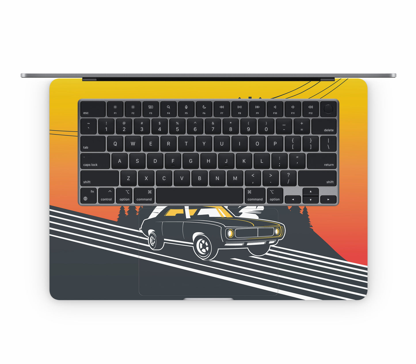 MacBook Air 15" (2025, M4) skin, Last Ride, inside skin