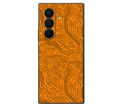 Galaxy Z Fold 8 Ultra skin, Pulse Grid, full wrap skin