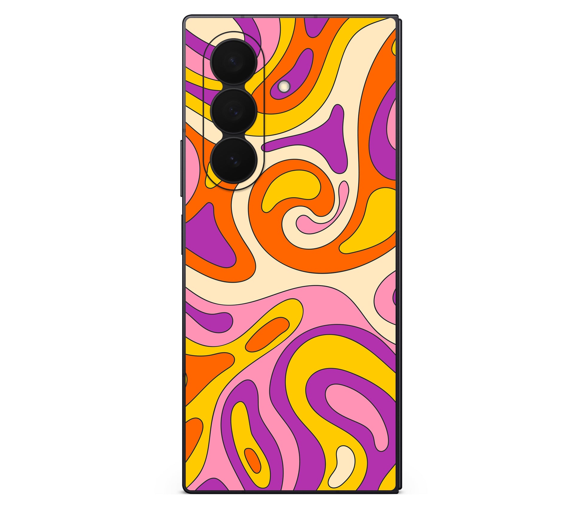 Galaxy Z Fold 8 skin, Psycho Vortex, back skin