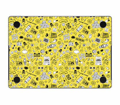 MacBook Pro 14" (2025, M5) skin, 90’s Nostalgia, bottom skin