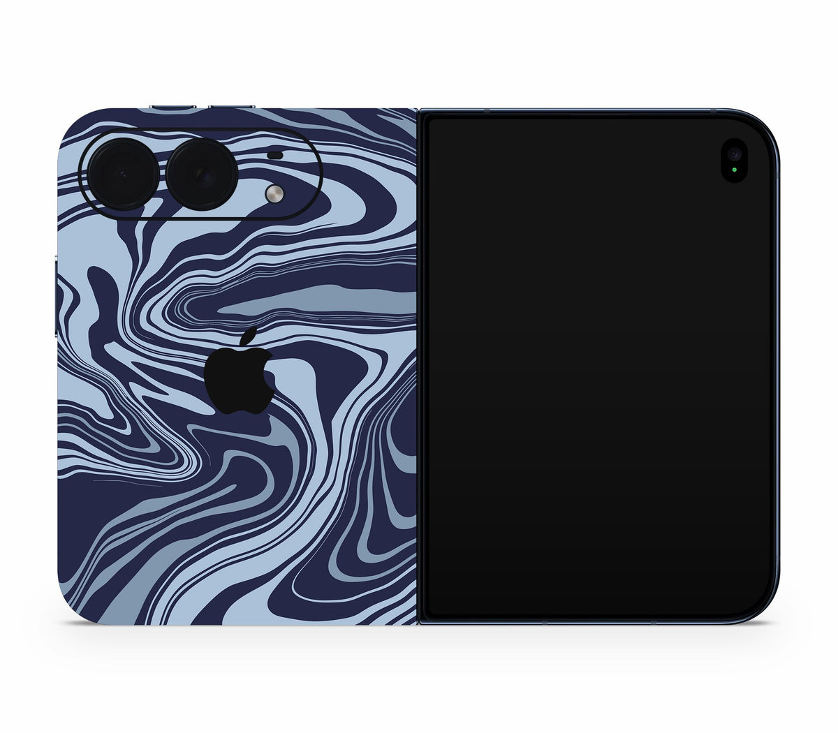 iPhone Duo skin, Vertigo (Blur), full wrap with logo cutout