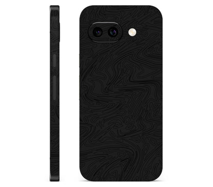 Google Pixel 10A skin, Black Ice, full wrap skin