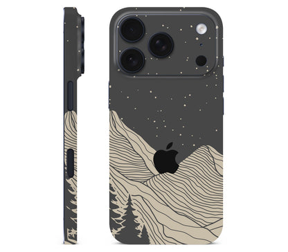 iPhone 18 Pro skin, Nightline, full wrap with logo cutout