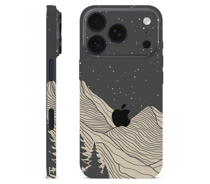 iPhone 17 Pro Max skin, Nightline, full wrap with logo cutout