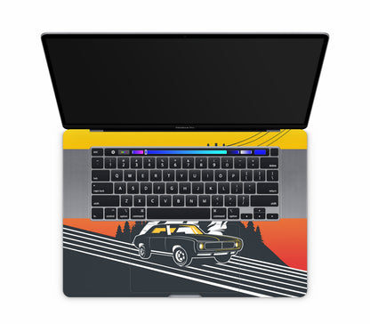 MacBook Pro 16" (2019, Touch Bar) skin, Last Ride, inside skin
