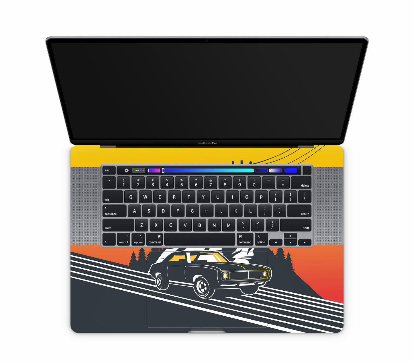 MacBook Pro 16" (2020, Touch Bar) skin, Last Ride, inside skin