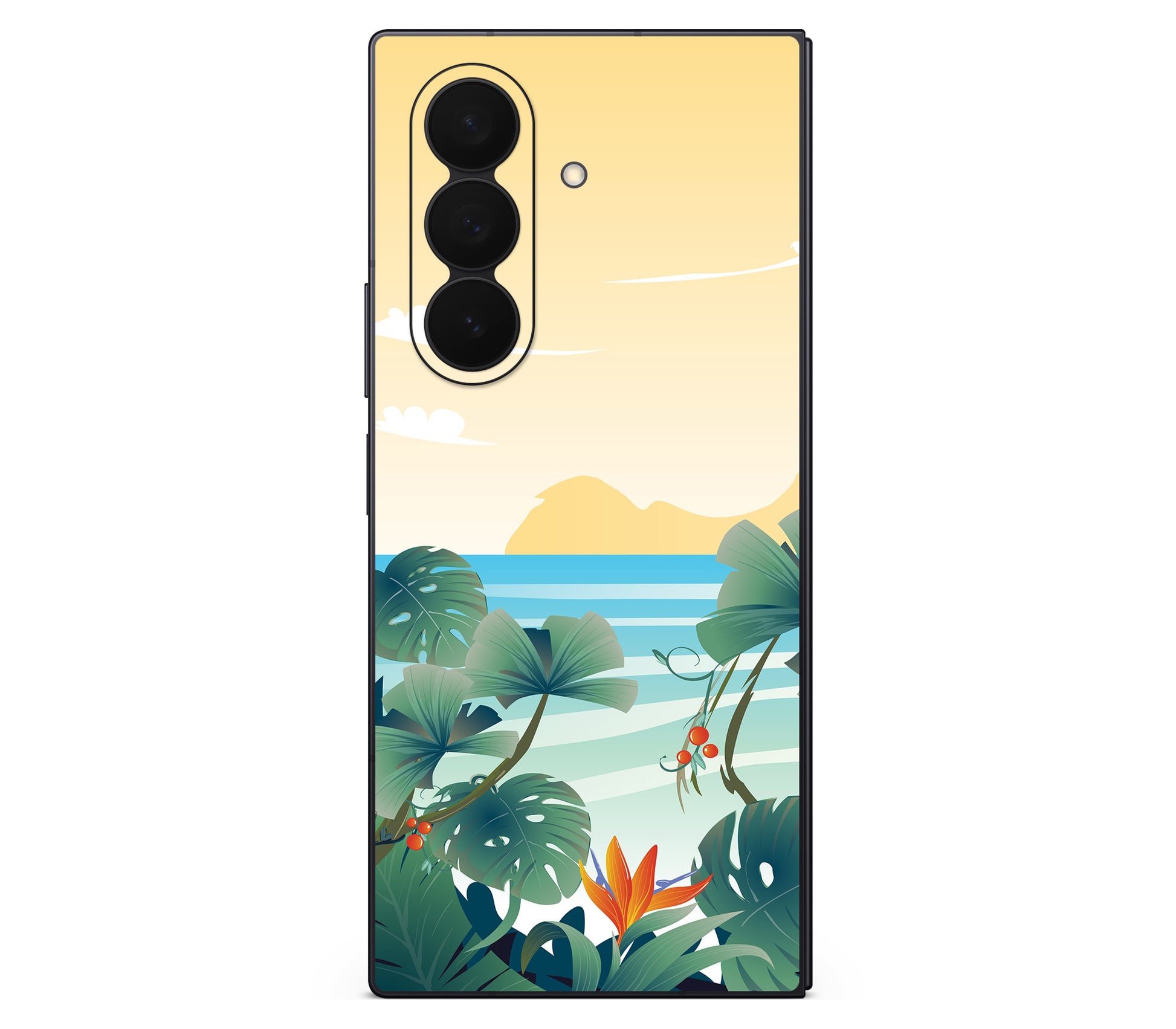 Galaxy Z Fold 8 skin, Sizzle Bay, back skin