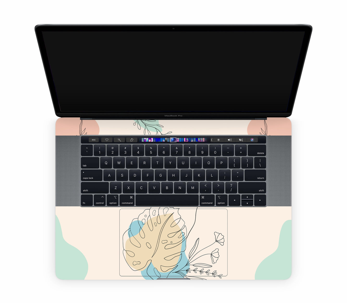 MacBook Pro 15" (2019, Touch Bar) skin, Bliss, inside skin
