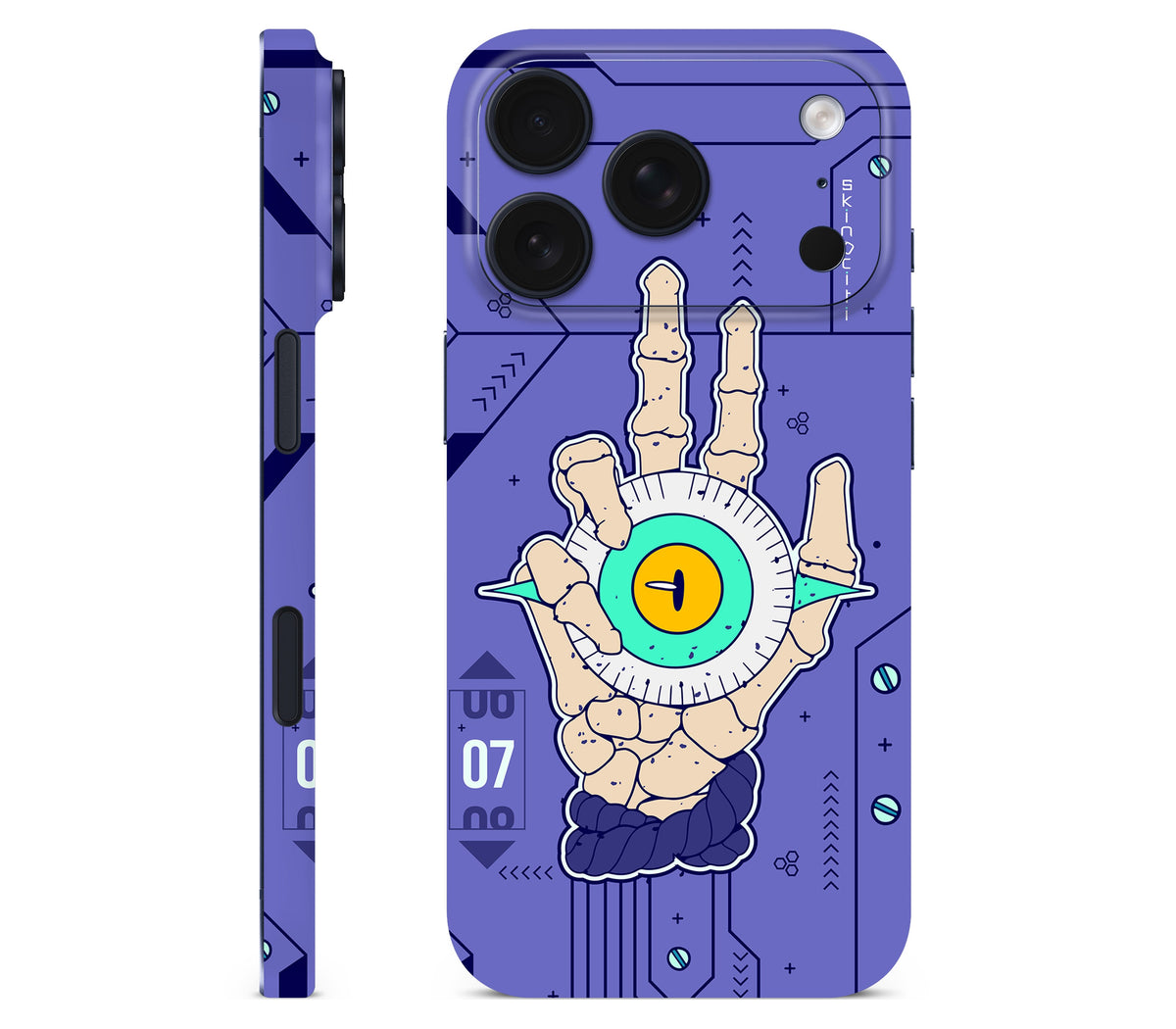 iPhone 18 Pro skin, Hypnotic, full wrap skin