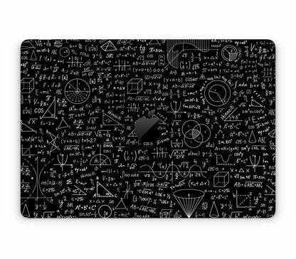 MacBook Air 15" (2025, M4) skin, Math Madness, top skin with logo cutout