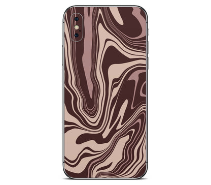 iPhone X skin, Vertigo (Fever), back skin without logo cutout