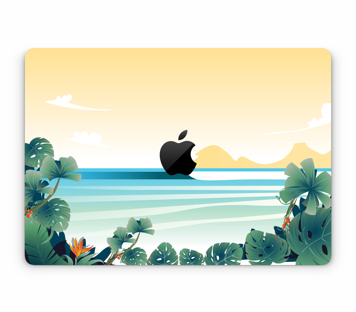 MacBook Pro 13" (2020, Intel) skin, Sizzle Bay, top skin with logo cutout
