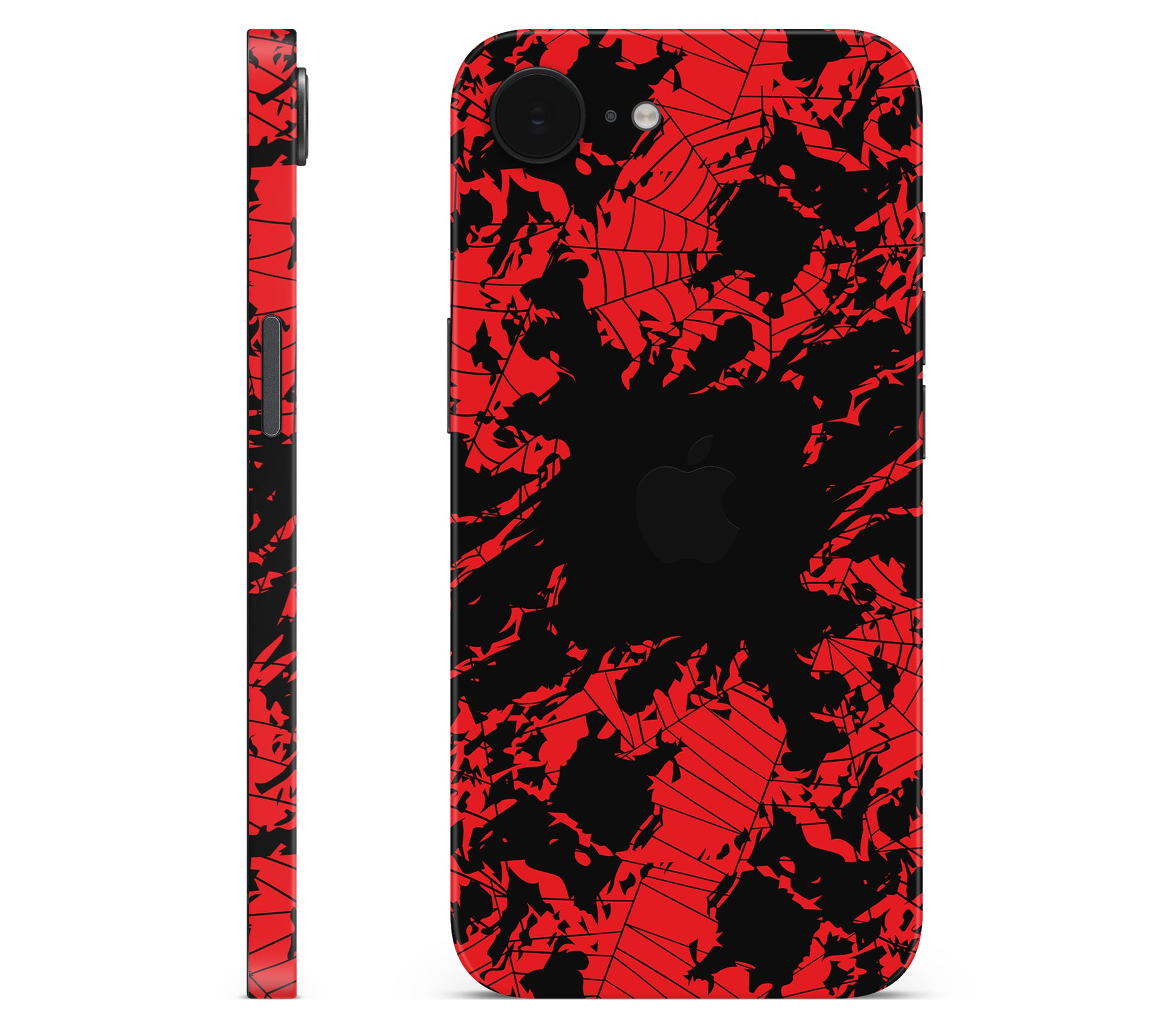 iPhone 16e skin, Deadlink, full wrap with logo cutout