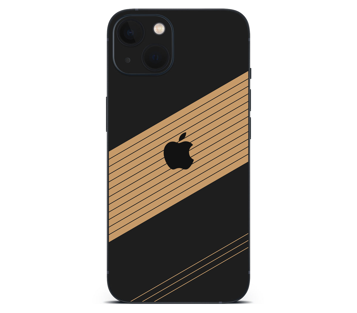 iPhone 13 skin, Discipline, back skin with logo cutout