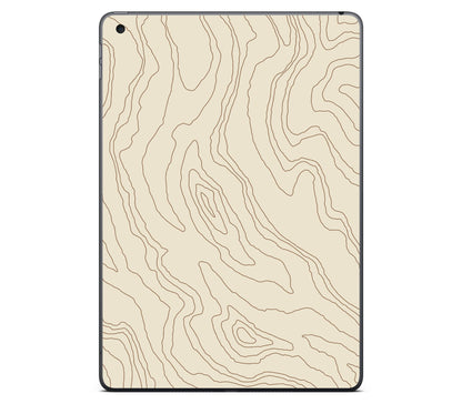 iPad 10.2" (2021, Gen 9) skin, Dune, back skin without logo cutout