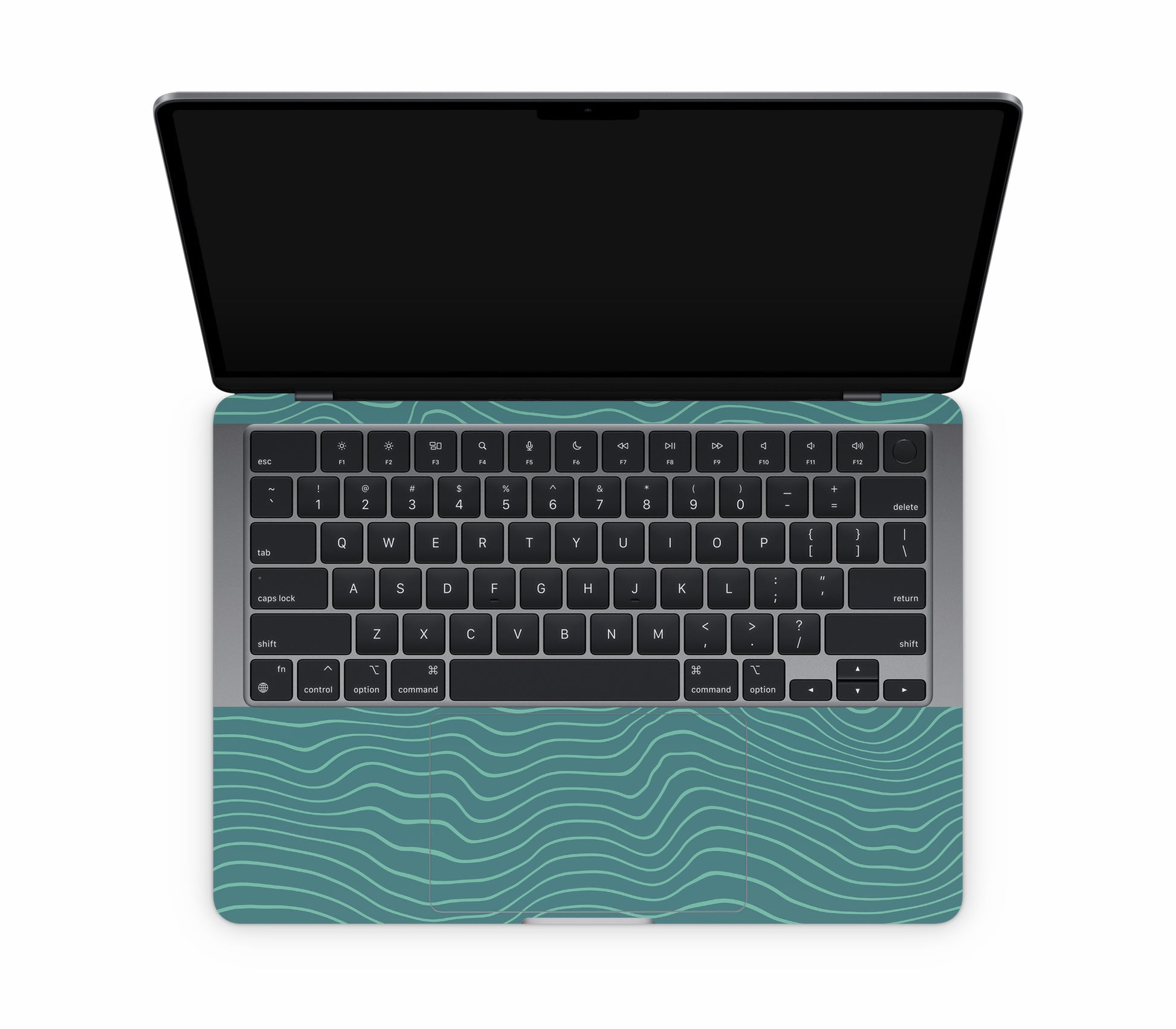 MacBook Air 13" (2026, M5) skin, Tide, inside skin