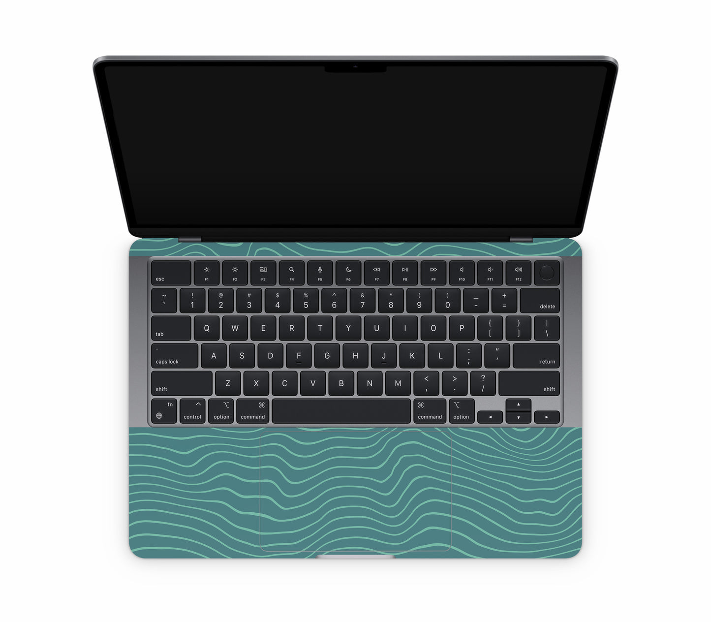 MacBook Air 13" (2025, M4) skin, Tide, inside skin