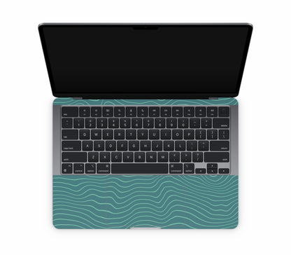 MacBook Air 13" (2025, M4) skin, Tide, inside skin