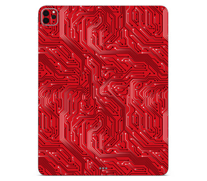 iPad Pro 12.9" (2020, Gen 4) skin, REDLINE, back skin without logo cutout